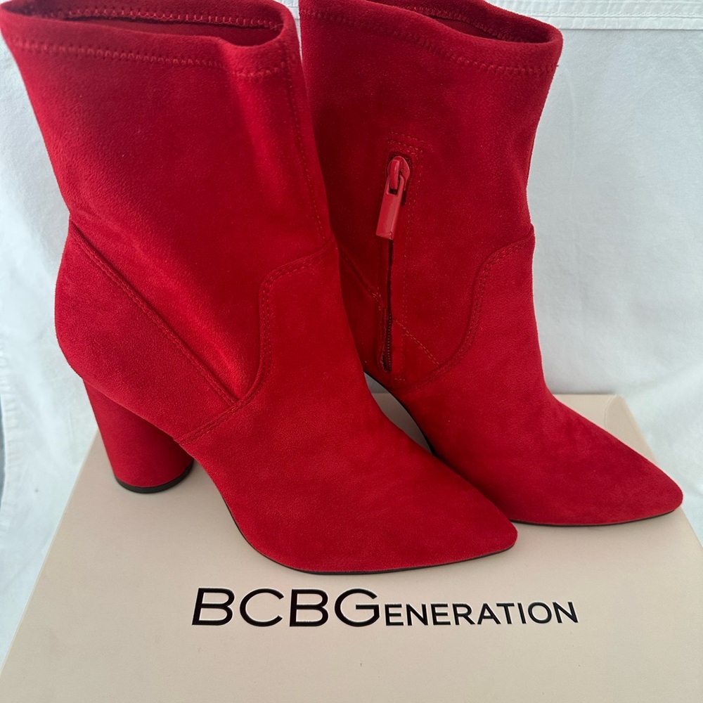 BCBG Microsuede Boots - Picture 3 of 7